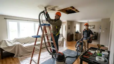 Ceiling water damage repair in High Point, NC for stains, sagging ceilings, and hidden moisture cleanup