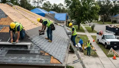 Storm damage restoration team helping homes in High Point, NC with water damage cleanup