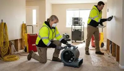 Structural drying equipment for water damage restoration in High Point, NC
