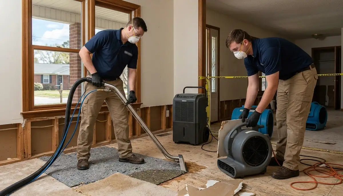 Water damage restoration service in High Point, NC for homes and businesses