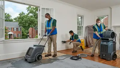 Water damage restoration team serving High Point, NC for residential and commercial properties