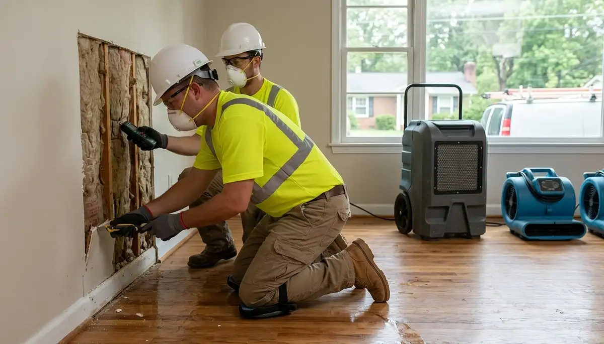 Water damage restoration team serving High Point, NC for fast cleanup and repair