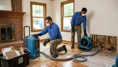 Water damage restoration team serving High Point, NC for emergency cleanup and repair