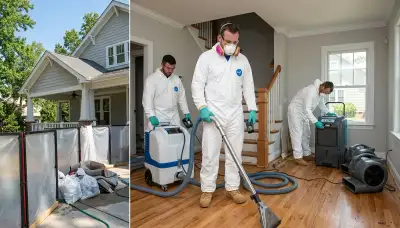 Water damage restoration team serving High Point, NC with professional cleanup and drying services