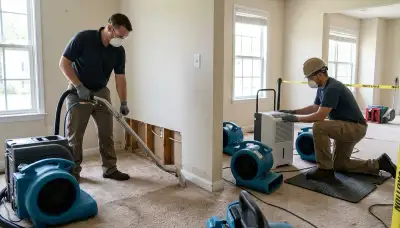 Water damage restoration team serving High Point, NC